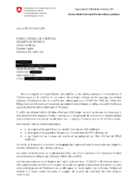 Phishing-Warnung der Edelmetallkontrolle 1