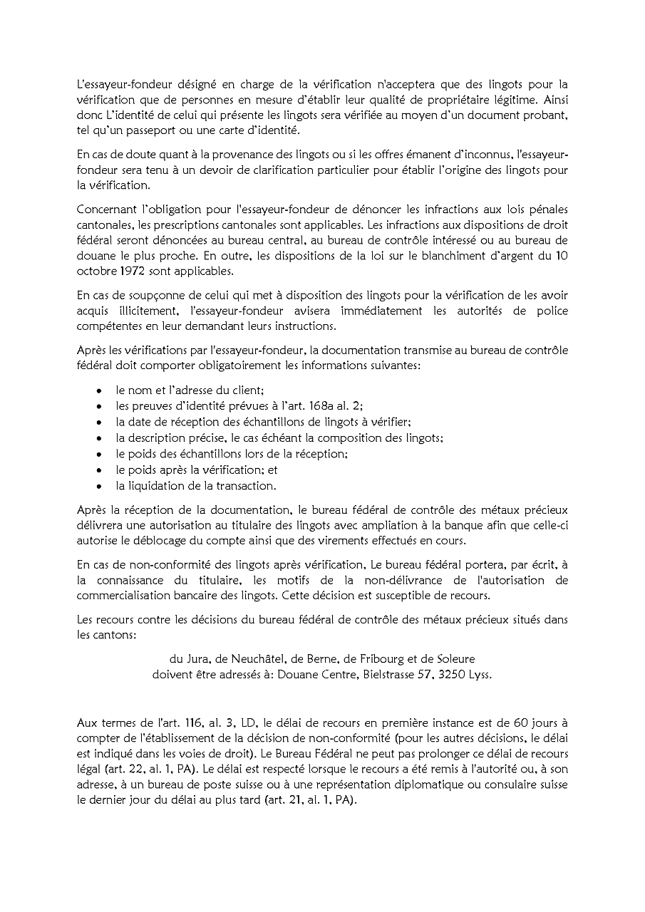 Alerte au phishing du contrôle des métaux précieux 2